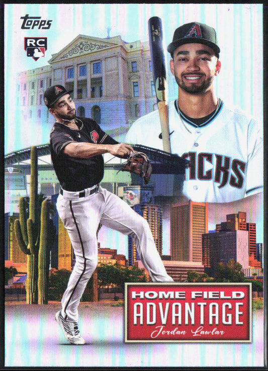 Jordan Lawlar 2024 Topps #HFA-14 Home Field Advantage