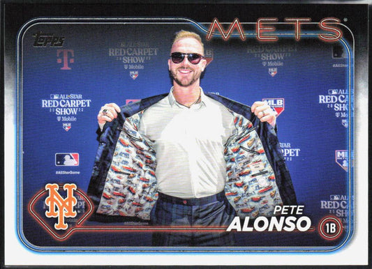 Pete Alonso 2024 Topps #20 Golden Mirror