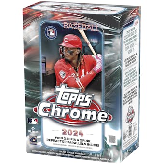 2024 Topps Chrome Baseball 7-Pack Blaster Box