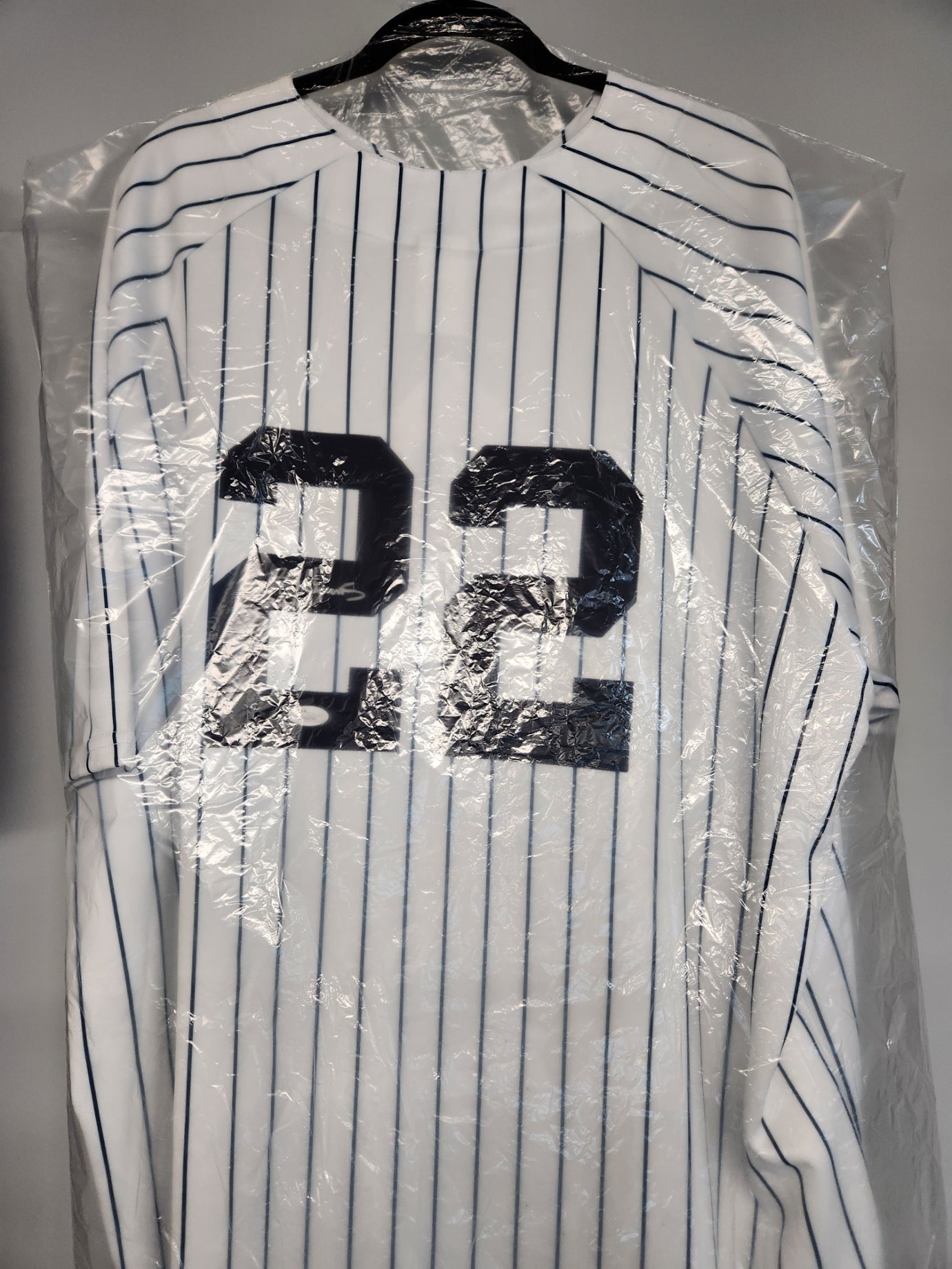 Roger Clemens Autographed New York Yankees Signed Baseball Jersey 2 x World Series Champs