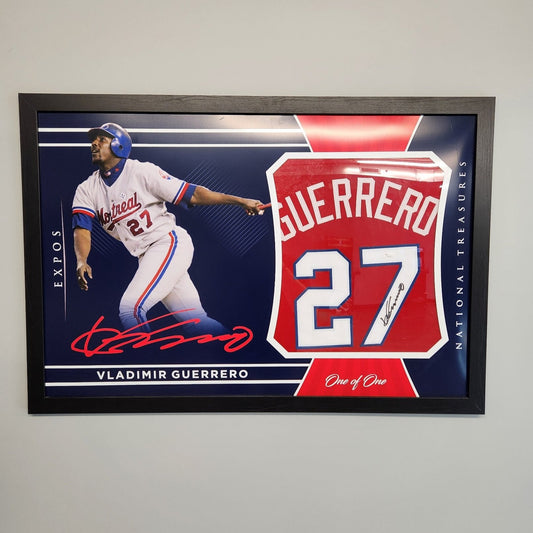 Framed Autographed/Signed Vladimir -Vlad- Guerrero SR.