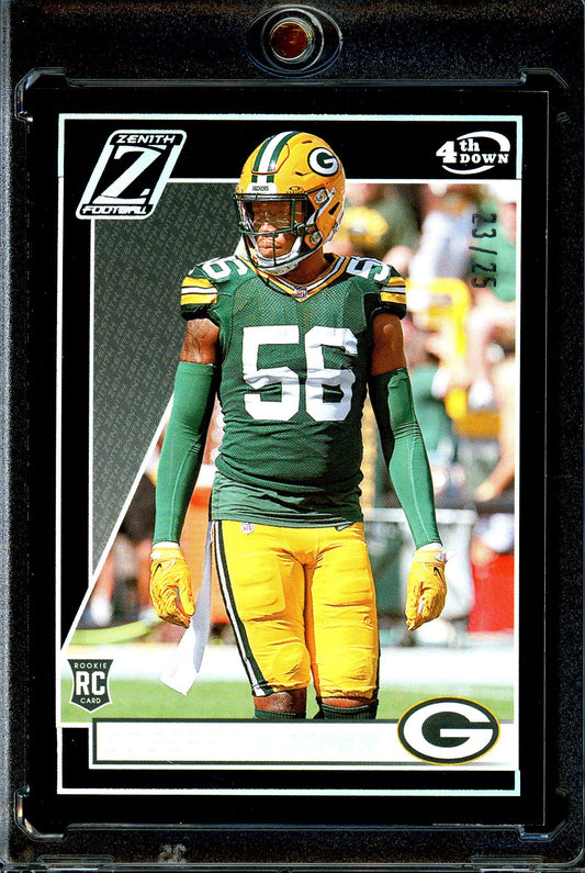 Edgerrin Cooper 2024 Panini Zenith #131 4th Down #/25