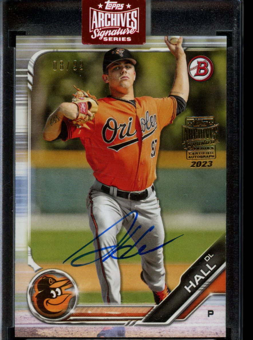 2023 Topps Archives Signature Series DL Hall Autograph /99