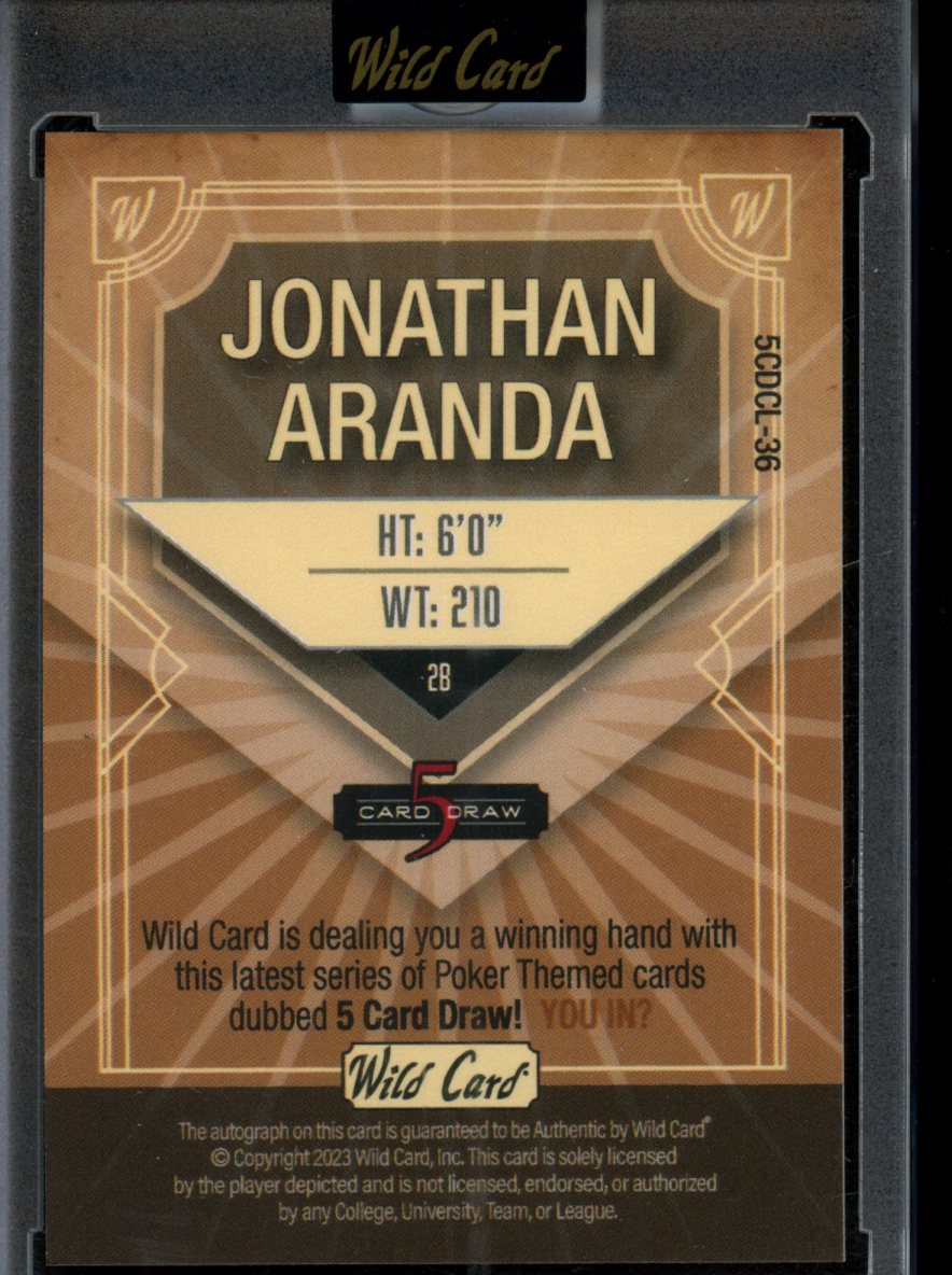 5 Card Draw Jonathan Aranda 1/1