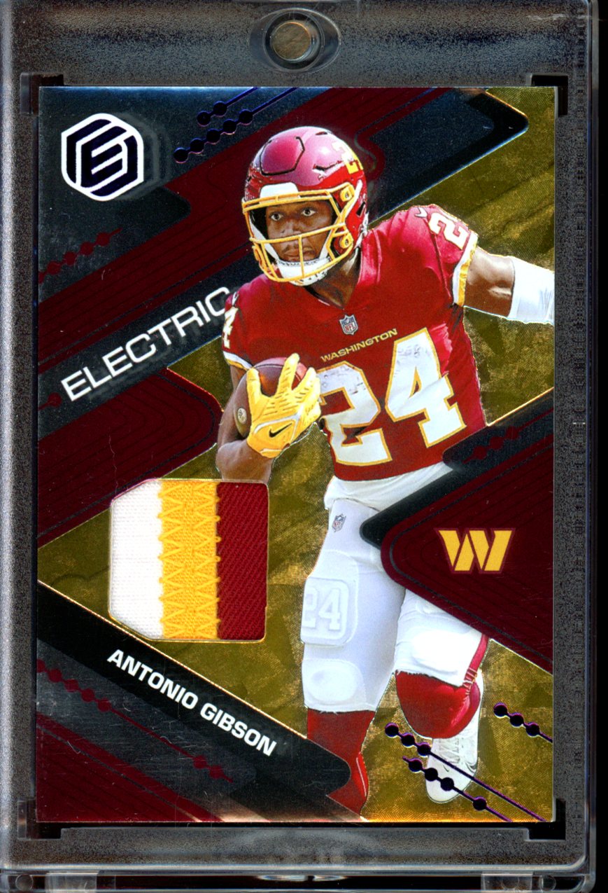 2022 Panini Elements #ELE-18 Antonio Gibson Electric Xenon