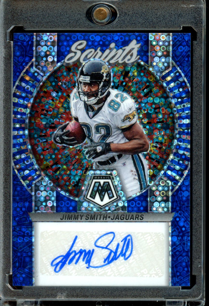 2023 Panini Mosaic #S35 Jimmy Smith Scripts No Huddle Blue