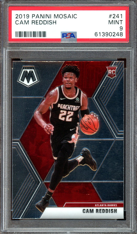 2019 Panini Mosaic #241 Cam Reddish PSA 9