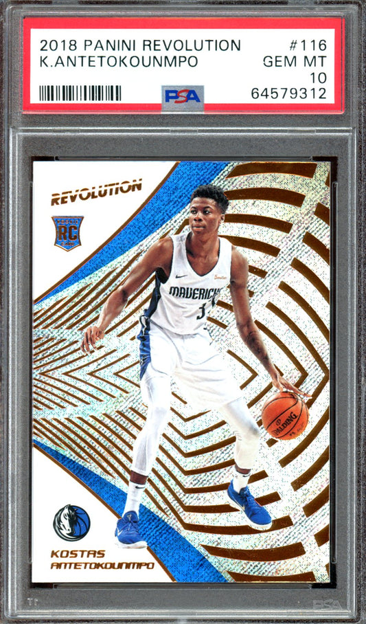 2018 Panini Revolution #116 K.Antetokounmpo PSA 10