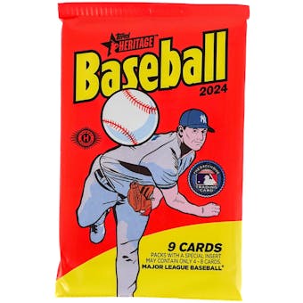 2024 Topps Heritage Baseball Hobby Pack