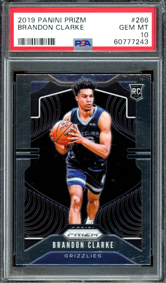 2019 Panini Prizm #266 Brandon Clarke PSA 10