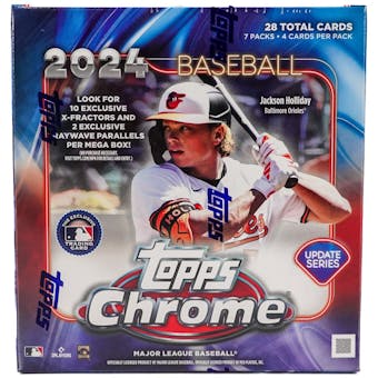 2024 Topps Chrome Update Series Baseball Mega Box