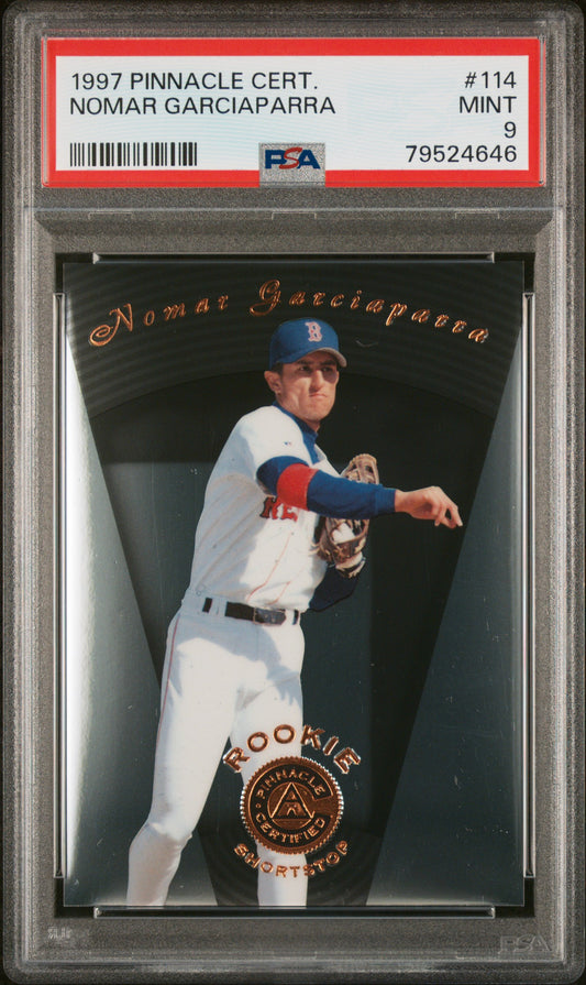 Nomar Garciaparra 1997 Pinnacle Certified #114 PSA 9