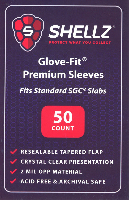 Shellz Premium Graded SGC Card Sleeves 50 Sleeves