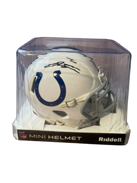 onathan Taylor Signed Mini Helmet